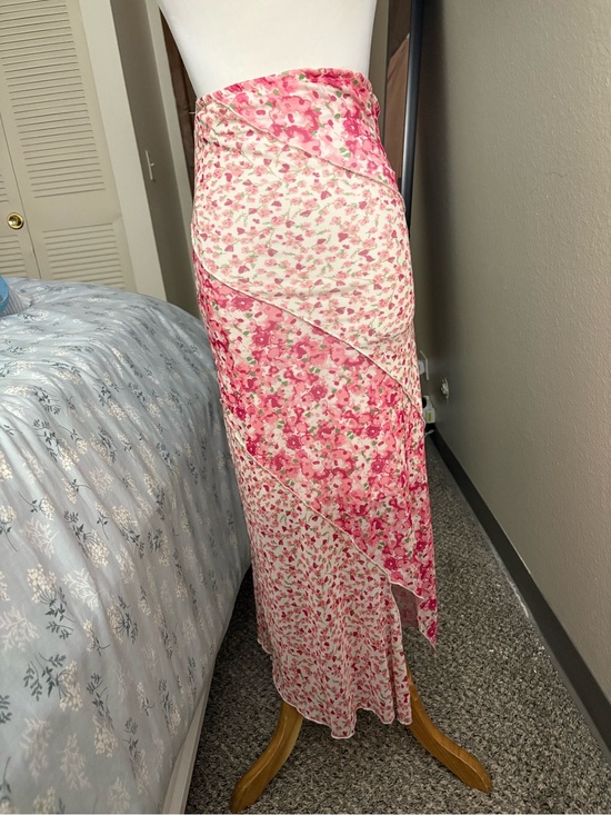 Altar'd State Dresses & Skirts - Altar’d State Pink Floral Maxi Skirt